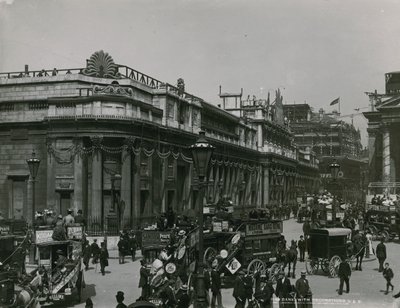 Gesamtansicht der Bank of England von English Photographer